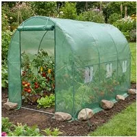 EDENIA Foliengewächshaus Folientunnel für den Garten KARDO, 2 x 3 m