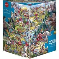 HEYE Puzzle Go Camping! Puzzle 2000 Teile, 2000 Puzzleteile