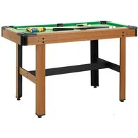 vidaXL Billardtisch Billardtisch 4 Fuß 122×61×76 cm Braun