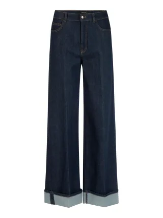 Marc Cain Collections - Jeans WARRI mit Kontrastnähten vintage indigo - Gr. - 42