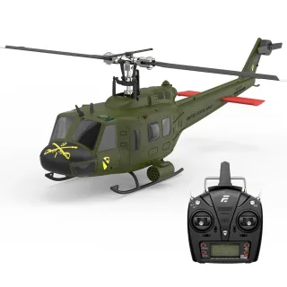 Eachine E190 PRO UH-1 2.4G 6CH 3D6G 1:34 Scale Huey Dual Brushless Motor Flybarless RC Helicopter Compatible with FUTABA