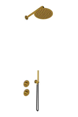 JEE-O Slimline Shower Set 01, PVD gold matt, 800-6425 800-6425