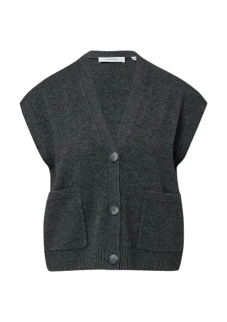comma - Strickjacke grau - Gr. - 42