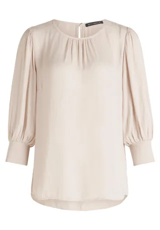 Betty Barclay - Satin-Bluse grau - Gr. - 40