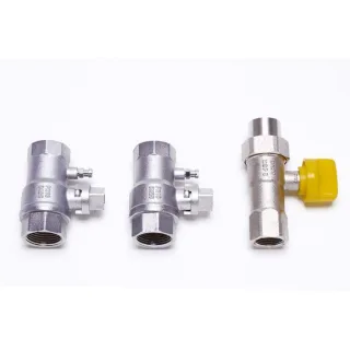 Bosch Service-Set 7738112224 2x Wartungshähne R1, Aufputzinstallation, Durchgang