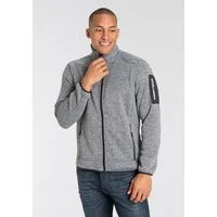 CMP Strickfleecejacke MAN JACKET hochschließender Kragen, mit zwei Eingrifftaschen, atmungsaktiv