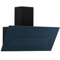Klarstein Deckenhaube SleekAir Serie SleekAir Wandhaube 90 cm 717 m³/h A+++ Aktivkohle 39 dB Touch LED SleekAir, Dunstabzugshaube kopffrei Umluft Abluft mit Kohlefilter & 39 dB
