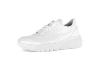 pius gabor - Sneaker low Glattleder weiß weiß - Gr. - 4.5 UK