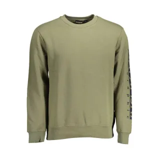 Crew-Neck-Sweatshirt mit grafischem Ärmel