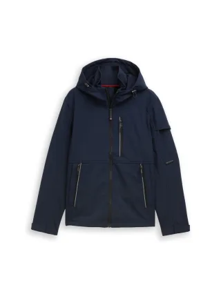 Tom Tailor - Softshelljacke blau - Gr. - S