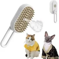 Petsation Fellbürste Petsation 3-in-1 Dampf-Bürste für Hunde & Katzen Fellpflege Fellbürste, für alle Hunde und Katzen mit Langhaar oder Kurzhaar