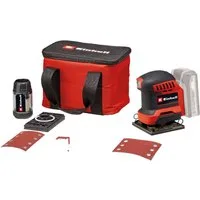 Einhell Akku-Schwingschleifer Faustschleifer TE-OS 18/113 3X Li - Solo, 22000 U/min, mit Aufbewahrungstasche und 3x Schleifpapier, ohne Akku und Ladegerät