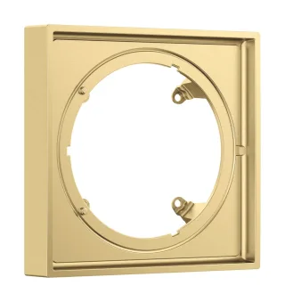 Hansgrohe Verlängerungsrosette AXOR ShowerSelect ID eckig 22 mm brushed gold optic, 13645250 13645250