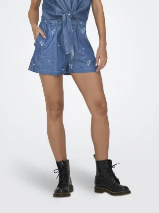 JDY - JDYKAI HW SHORTS WVN DIA Light Blue Denim - Gr. - XL