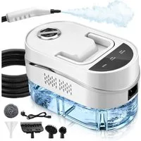 CkeyiN Pro Dampfreiniger Handdampfreiniger,1200 ml Tank,Küchenreiniger,Tragbarer Reiniger, 1500 W, mit 8 Aufsätzen,für Boden, Küche, Fenstern,Badezimmern, Autos