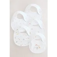 Next Lätzchen Baby Lätzchen mit Animal-Print, 5er-Pack, (5-St)