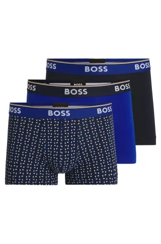 BOSS Menswear Black - Trunk 3P Power Desig patterned - Gr. - S