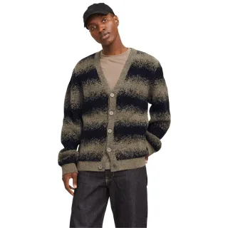 Jack And Jones - Strickjacke für Herren, Grobstrick, leger (Grau)