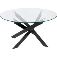 OTTO home Couchtisch Luzie, unterschiedliches Beingestell (in chrome und schwarz), Breite 80 cm