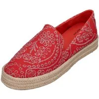 TOMS CAROLINA Espadrille Flame Botanical Eyelet