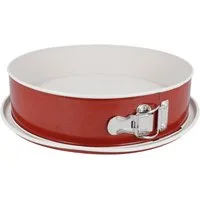 EUROHOME Springform runde Springform Ø28 cm Antihaftbeschichtung Flachboden auslaufsicher, (1-tlg), Kuchenform rund - Backform Kuchen antihaft