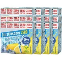 DURSTLOESCHER Softgetränk, Durstlöscher Eistee Zitrone Zero Genuss zuckerfrei 500ml 12er Pack