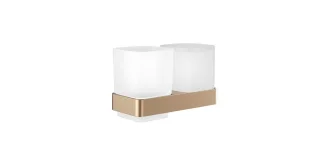 emco loft Glashalter/Seifenspender Glasteile satiniert, bronze, 053101701 053101701
