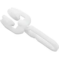 GARDINIA Gardinenring T-Rollringe mit Faltenlegehaken, T-Schienen, (20-St), Serie T-Schiene