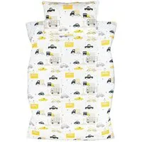 Amilian Kinderbettwäsche 100x135 - Bettwäsche Kinder - Kopfkissenbezug 40x60 cm Babybettwäsche, 2 teilig, 100% Baumwolle, für Mädchen und Jungen