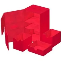 Ultimate Guard Sammelkarte Twin Flip`n`Tray 160+ XenoSkin™ Monocolor - Rot