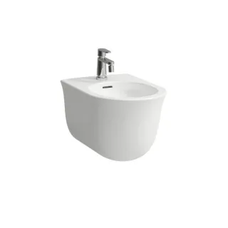 LAUFEN The new classic Wand-Bidet H8308510003021 37x53cm, Hahnloch, ohne seitliches Loch für Wasseranschluss, weiß