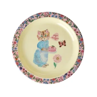 Rice Kinderteller Nathalie Lété Print - Pink