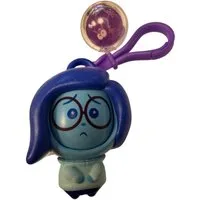 Disney Schlüsselanhänger Disney Alles steht Kopf Anhänger Kummer 8 cm mit 3 Gesichtern Clip (Set, 1-tlg., Geschenk-Set), 3 wechselbare Gesichtsausdrücke per Knopfdruck