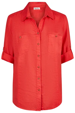 Barbara Lebek - Blusen red - Gr. - 46