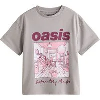 Next T-Shirt Oasis Oversized Fit T-Shirt mit Grafik (1-tlg)