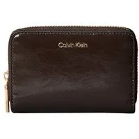 Calvin Klein Geldbörse FOIL GLOSSY SQUARE ZIP AROUND, Damen Geldbeutel, Portemonnaie mit Rundum-Reißverschluss