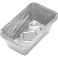Alu-Fettauffangschalen für Plancha Grill, Tropfschale silber, 5 Stück