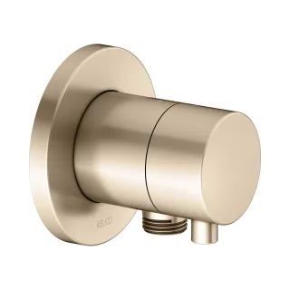 Keuco Absperrventil IXMO Comfort 59541,rund Schlauchanschluss, Bronze gebürstet,59541031101 59541031101