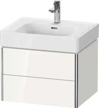 Duravit XSquare Waschtischunterbau wandhängend Weiß Hochglanz 584x470x397 mm - XS4378022220000 XS4378022220000