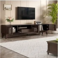 OKWISH Lowboard TV-Möbel TV-Panel (Set, 1 St., Einzigartiges Design), mit einer Schublade und drei Türen