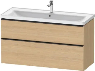 Duravit D-Neo Waschtischunterbau wandhängend Natur Eiche Matt 1184x452x625 mm - DE43910BD300000 DE43910BD300000