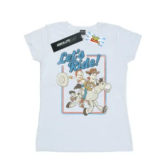 Disney - "Toy Story 4 Let's Ride" T-Shirt für Damen (Weiß)