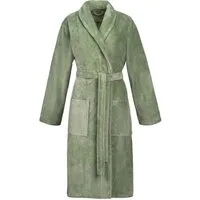 Vossen Bademantel Pico, ideal für Sauna & Spa, Hotelbademantel, Morgenmantel, Langform, Baumwoll-Mix, Schalkragen, Gürtel, Schalkragen