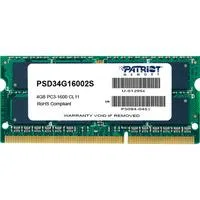 SO-DIMM 4 GB DDR3-1600 , Arbeitsspeicher PSD34G16002S, Signature Line
