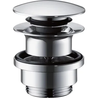 hansgrohe Ablaufgarnitur 51300000 Push-Open, für Waschtisch- und Bidetmischer, chrom