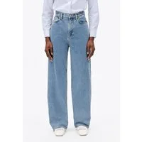Armedangels Weite Jeans ENIJAA Wide Jeans recycelter Baumwolle (Non-Stretch, Regular Fit) High waist