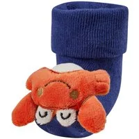 Sterntaler® Rasselsocke Baby Rasselsocken Krebs, Baby Socken mit Umschlag, Innenfrottee und Rasselfigur