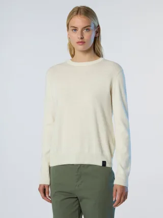 North Sails Pullover Kaschmirmischung mit Rundhalsausschnitt