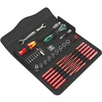 Wera Werkzeugset Kraftform Kompakt W1 Wartung, (Set, 35 tlg), inkl. robuste Textilbox