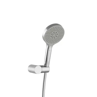 VitrA Core Round Handbrause-Set mit Wandhalterung und Abgang G 1/2" Chrom,A45914EXP A45914EXP